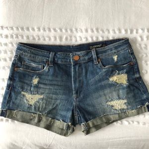 Blank NYC The Fulton distressed jean shorts- Size 27